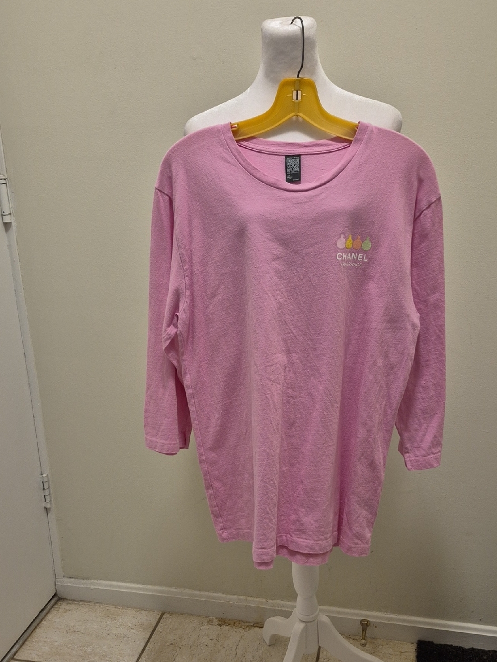 Chanel Fragrance Teeshirt 3/4" Sleeve For Chance